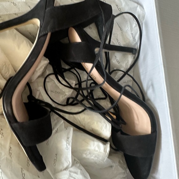 Black - lace up heels from Aldo - Picture 2 of 6